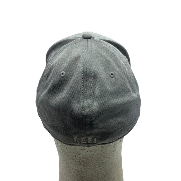 Reef Heathered Gray Baseball Grand Flex Hat Cap Party Till Sunrise Men M/L - Picture 3 of 6